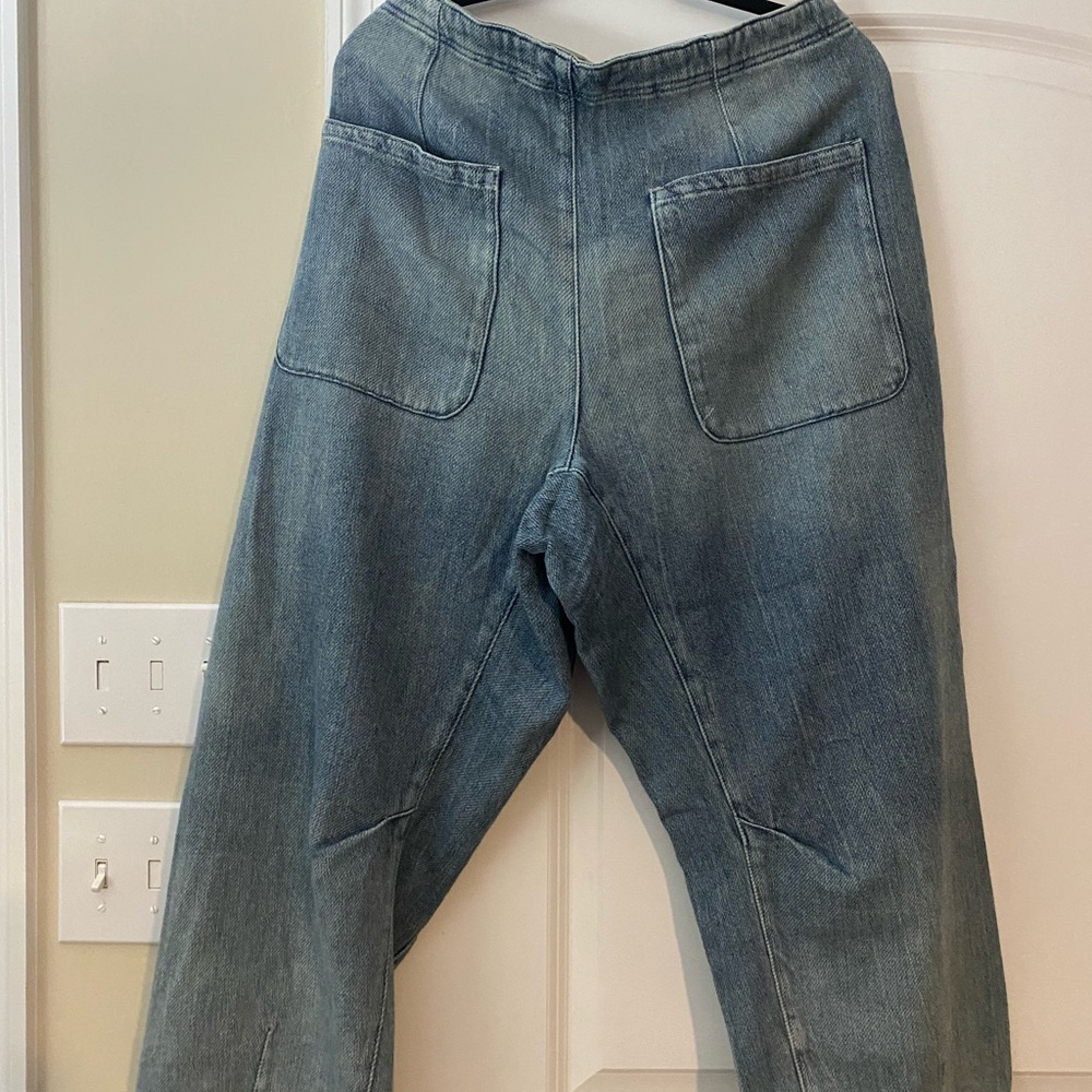 Free People Women's Barrel Jeans - washed Blue - Picture 4 of 4